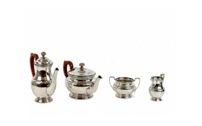 1920’S ENGLISH FOUR PIECE TEA & COFFEE SERVICE