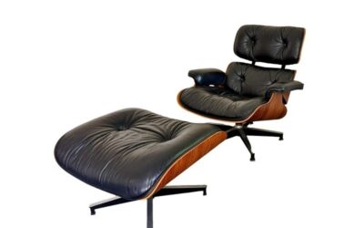 HERMAN MILLER EAMES CHAIR & OTTOMAN